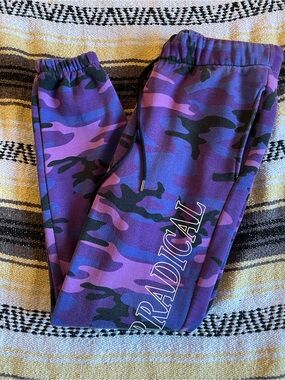 Purple Camo Radical Joggers - Men's Sweatpants